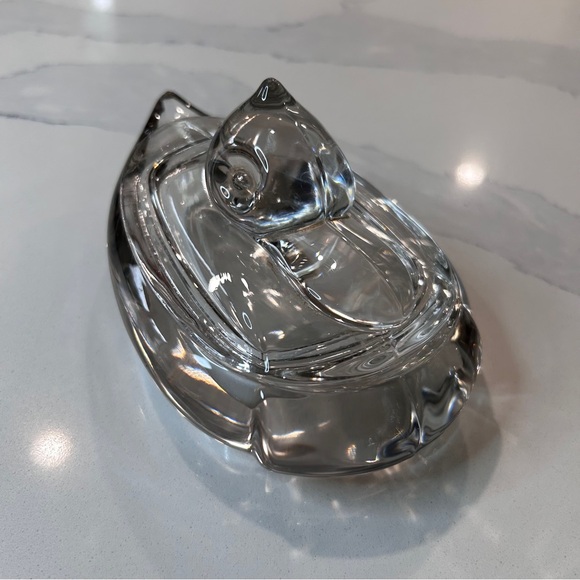 MCM Glass Duck Trinket Box - Picture 7 of 14